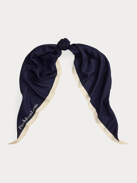 Blue Logo Diamond Scarf (H13106) | £135
