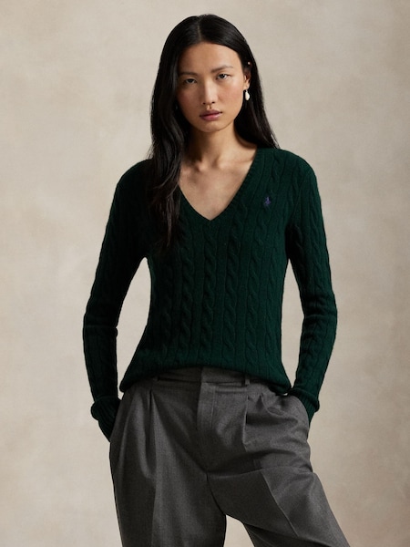 Green Kimberly Long Sleeve Pullover Jumper (H13124) | £225