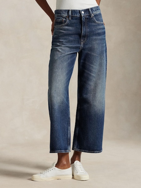 Blue Ankle Wide Jeans (H13135) | £215
