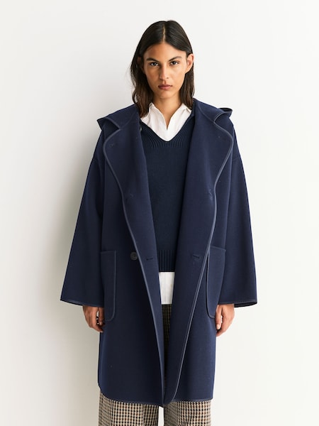 Blue BERGEN Coat (H14210) | £550
