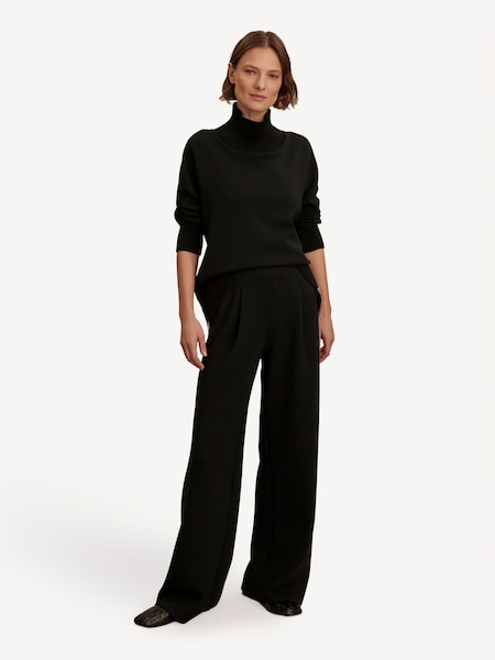 Black The Extra Wide Leg Joggers (H14330) | £105