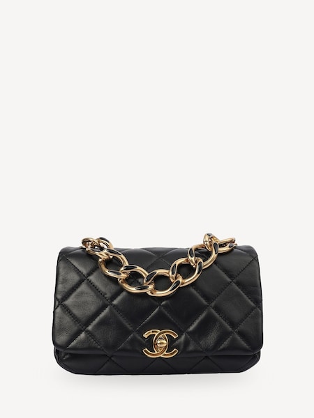 CHANEL Flap Shoulder Black Bag (H15016) | £4,790