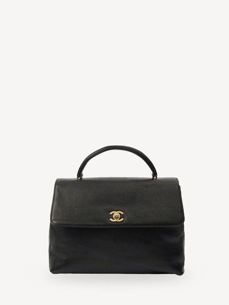 CHANEL Coco Top Handle Black Bag (H15022) | £2,465