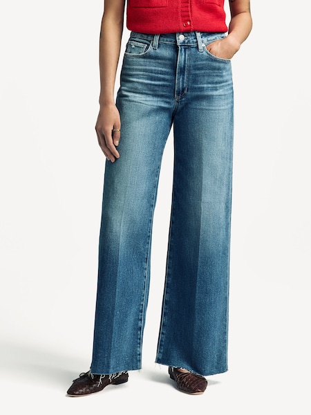 Anessa Raw Hem Wide Leg Jeans (H15720) | £275