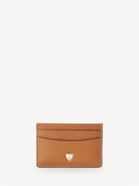 Brown Slim Credit Card Case Tan Smooth leather Bag (H16745) | £70