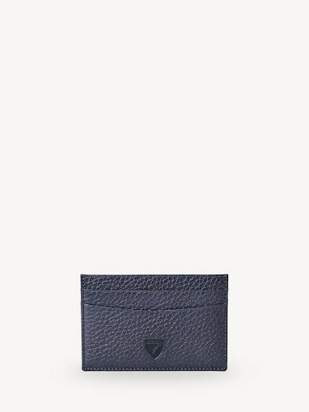 Blue Slim Credit Card Case Black Grain leather Wallet (H16761) | £70