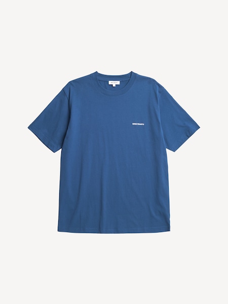 Blue Johannes Logo Print T-Shirt (H18511) | £70