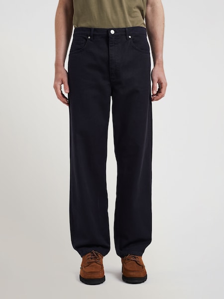Blue Mogens Relaxed 5 Pocket Heavy Twill Trousers (H18515) | £160