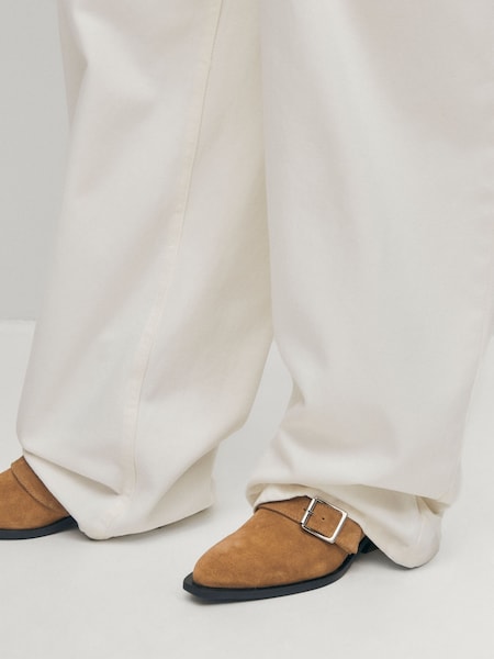Brown Eras Leather Ankle Boots (H19311) | £255