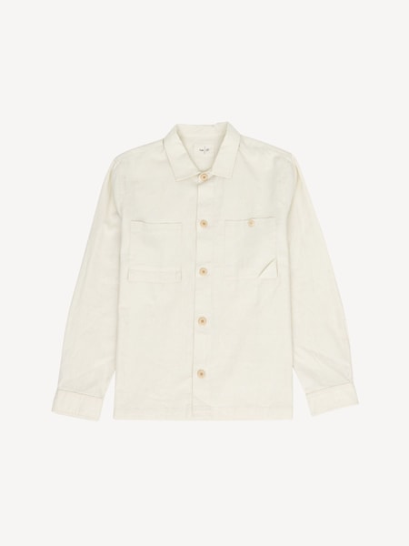 White Anniversary Patch Overshirt (H19816) | £165