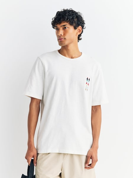 Natural People Embroidery T-Shirt (H19818) | £75