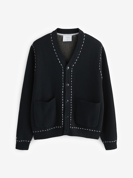 Black Module Boxy Cardigan (H20021) | £180