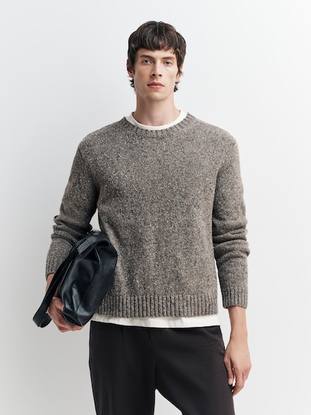 Natural Chain Crew Jumper (H20108) | £180