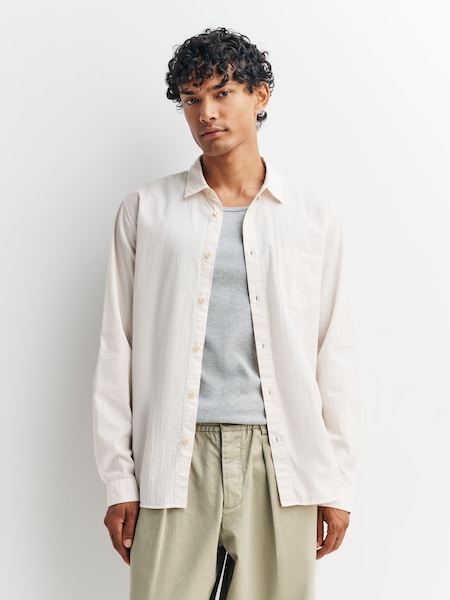 Natural Relaxed Fit Shirt (H20122) | £135