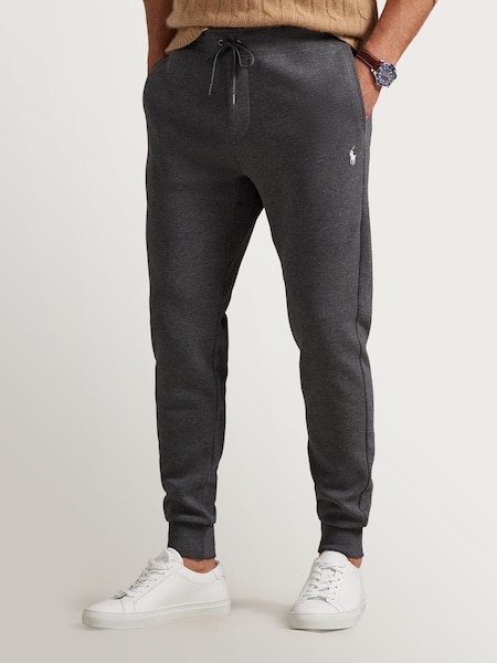 Black Double Knit Tech Joggers (H21701) | £155