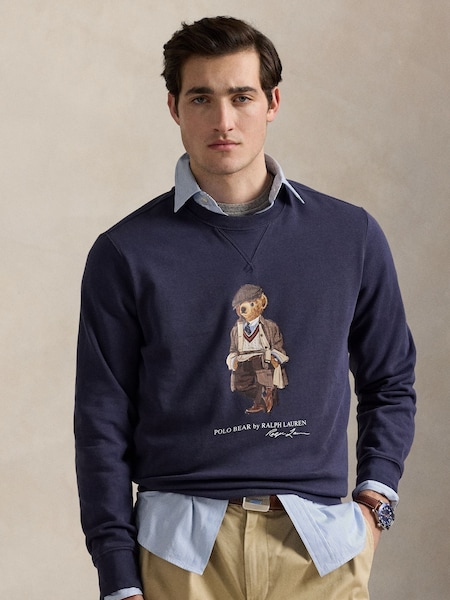 Blue Heritage Bear Crew Neck Sweatshirt (H21717) | £215
