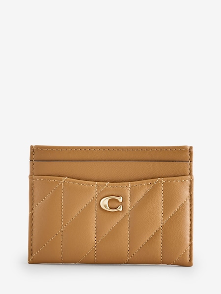 Brown Quilted Card Case (H26038) | £95