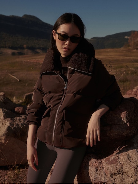 Brown Roseville Down Jacket (H35509) | £320