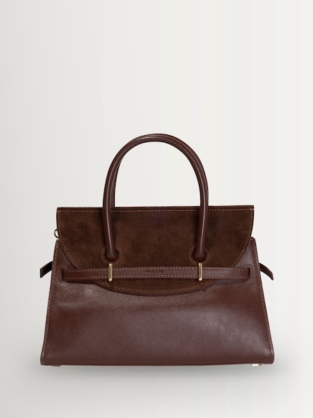 Brown River Suede Shoulder Bag (H36108) | £610