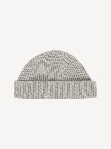 Grey Oram Cashmere Merino Blend Hat (H37993) | £85