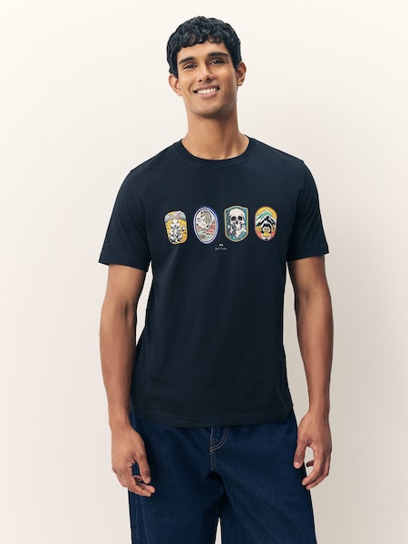 Regular Fit Graphic Print T-Shirt (H39852) | £75
