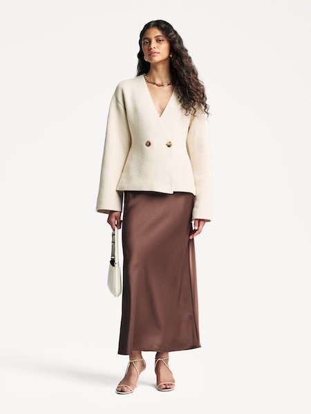 Brown Boshan Skirt (H40664) | £220