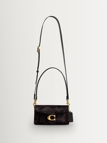 Brown Leopard Haircalf Tabby Shoulder Bag (H40833) | £495