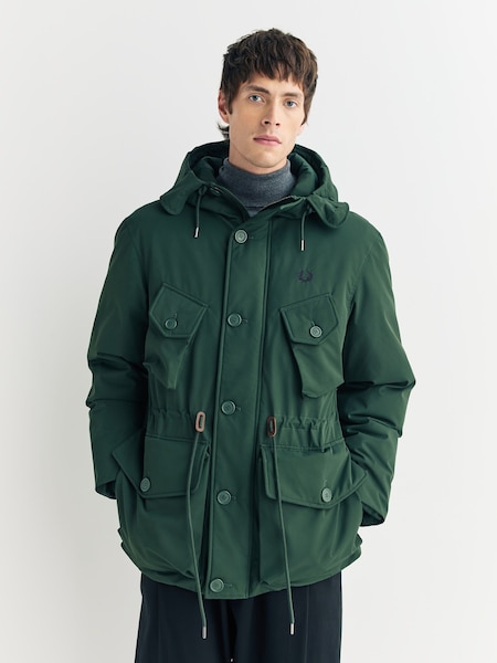 Green Patch Pocket Puffer Jacket (H44248) | £275