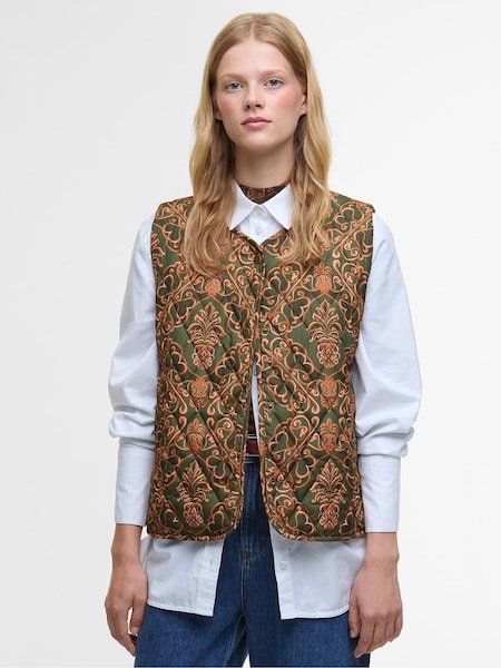 Green Fernanda Quilted Liner Gilet (H47569) | £199