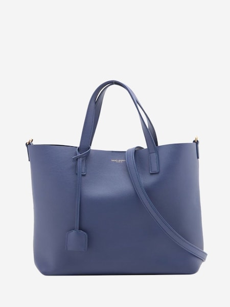Saint Laurent Blue Toy Shopping Leather Tote Bag (H48697) | £920