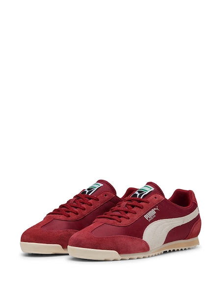 Burg/White Womens Arizona Trainers (H49696) | £75