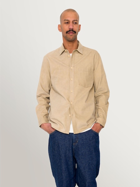 Brown Direction Babycord Shirt (H65421) | £120