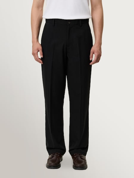 Black Como Light Twill Slacks Trousers (H72378) | £100