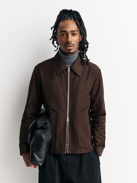 Brown Gael Jacket (H74276) | £275