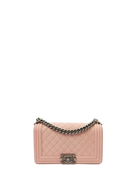 Chanel Pink Boy Medium Shoulder Bag (H75121) | £3,445