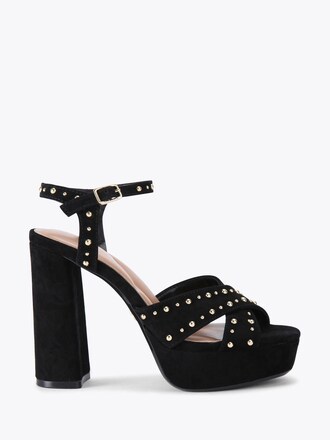 Carvela Black Cinzia Platform Sandals