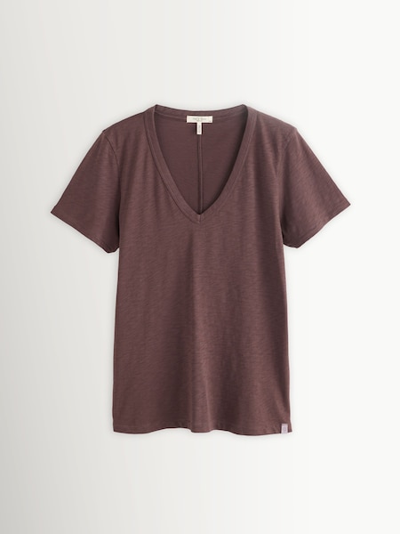 Brown The Slub Vee T-Shirt (H77488) | £105