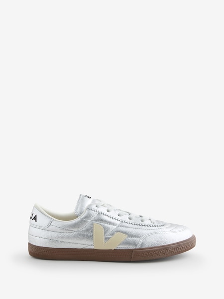 Silver Pierre Bark Panenka Bastille Trainers (H78749) | £125