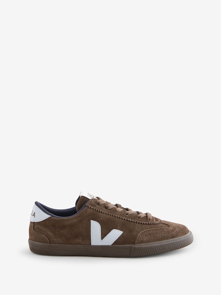 Eagle Swan Eagle Suede Volley Brown Trainers (H78754) | £120