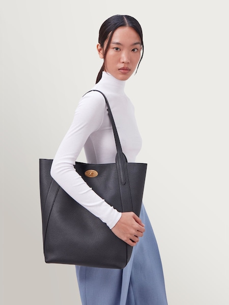 Black North South Bayswater Heavy Grain Tote Bag (H79578) | £995