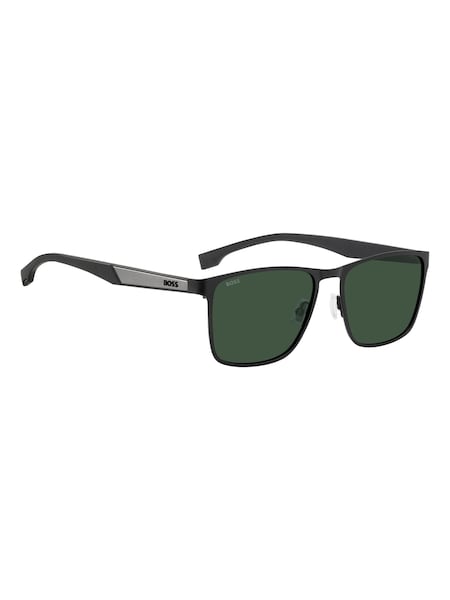 Black - Regular Square Sunglasses