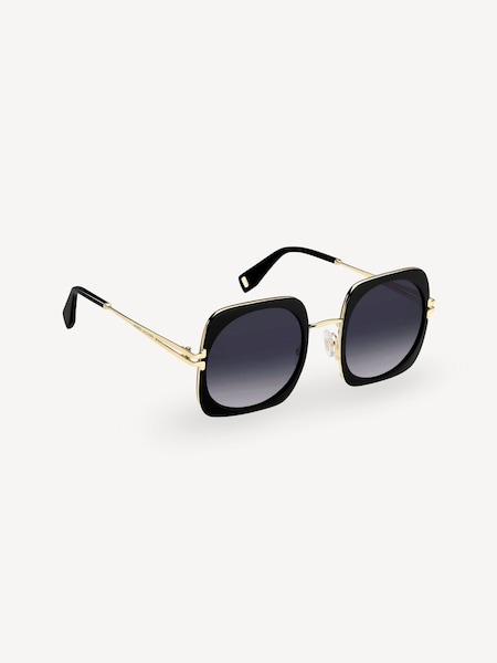 Black 1101/S Square Sunglasses (K86718) | £229