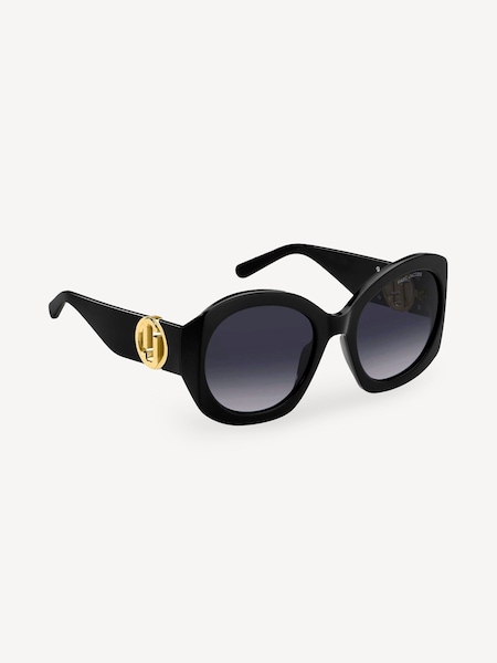 Black 722/S Butterfly Sunglasses (K86735) | £180