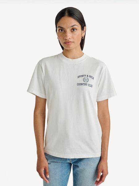 White Varsity Crest T-Shirt (N18465) | £60
