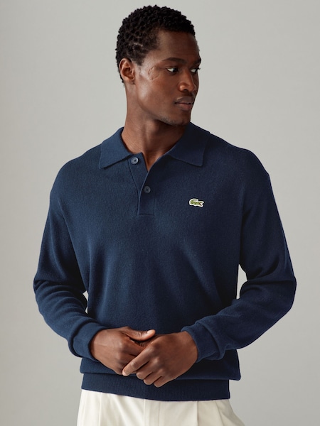 Polo Collar Wool Jumper (N23609) | £160