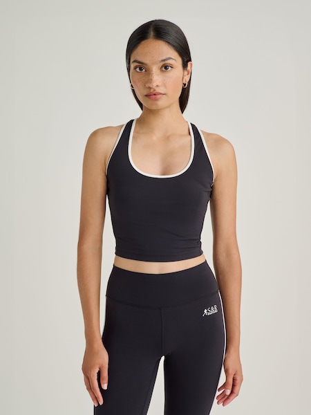 Black SR Runner Sports Tank (N53770) | £90