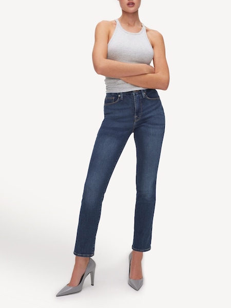 Blue Straight Legs 100% Cotton Jeans (N56128) | £99
