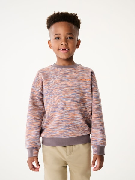 Boys Multi Space Dyed Crew Neck Sweatshirt (N72747) | £55
