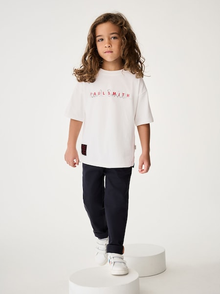 Boys Oversized Short Sleeve Iconic Print T-Shirt (N72770) | £38