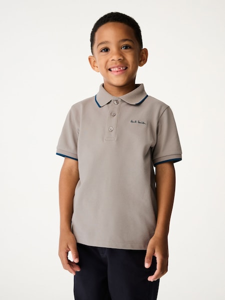 Boys Short Sleeve Signature Polo Shirt (N72783) | £45